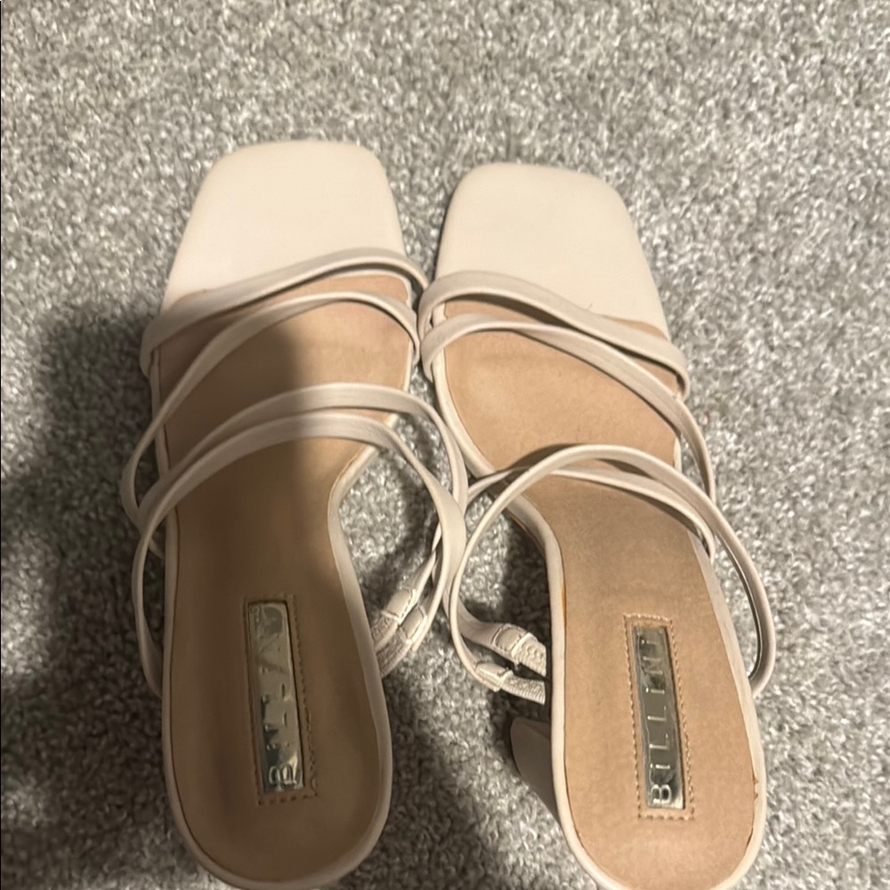 Billini Cream Strappy Sandals